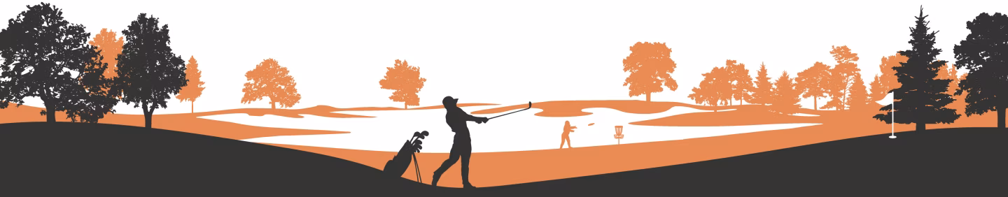 Disc Golf + Golf Courses and Venues