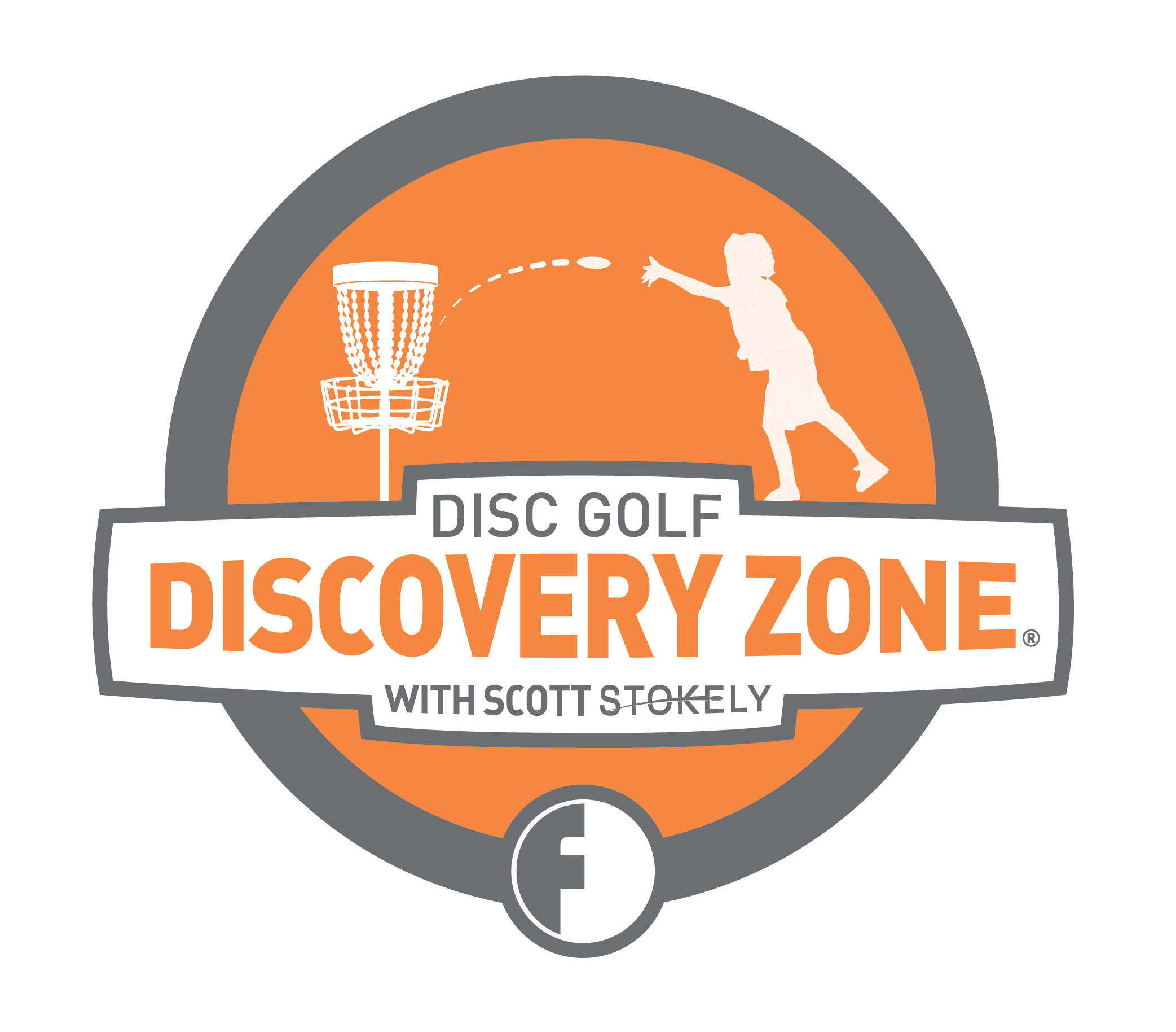 Disc Golf Discovery Zone with Scott Stokely logo